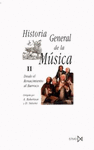 HISTORIA GENERAL DE LA MÚSICA II